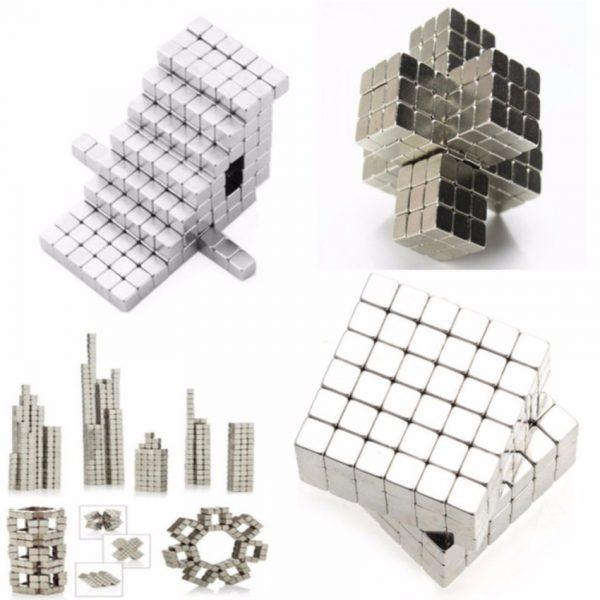 Nam châm xếp hình sáng tạo bucky balls khối vuông – 5mm x 216 viên nhiều màu