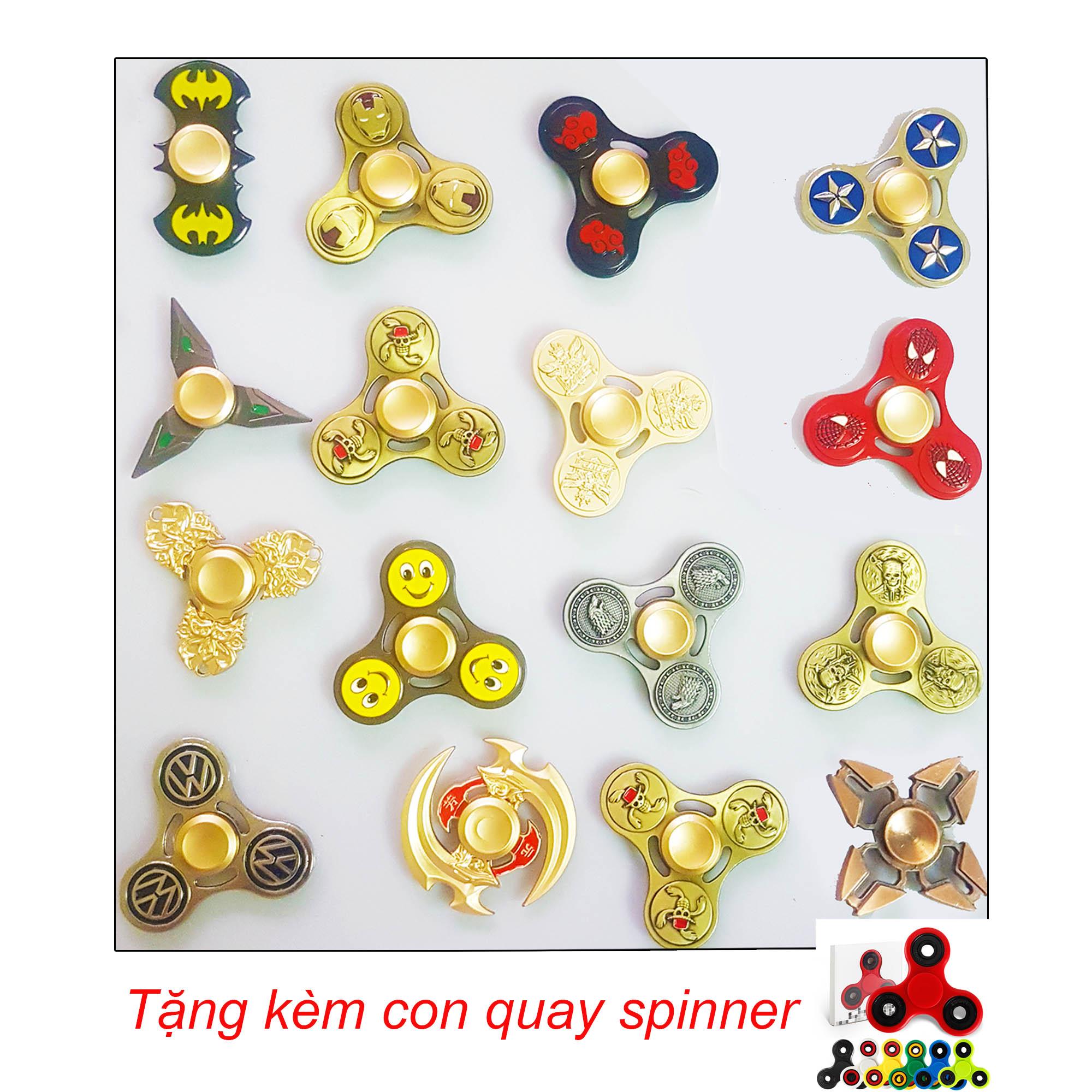 Con Quay Hand Spinner Hợp kim KHÔNG RỈ 2-3 cánh tặng Spinner 3 cánh Legaxi HSEB