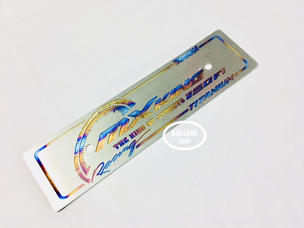 Bảng tên TITAN xịn MX King Khò dành cho Exciter 150 (không bay màu) Kim Hoàng Kim)