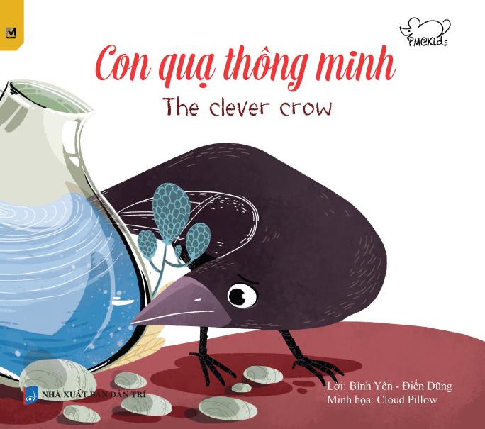 Truyện Ngụ ngôn song ngữ - Con quạ thông minh