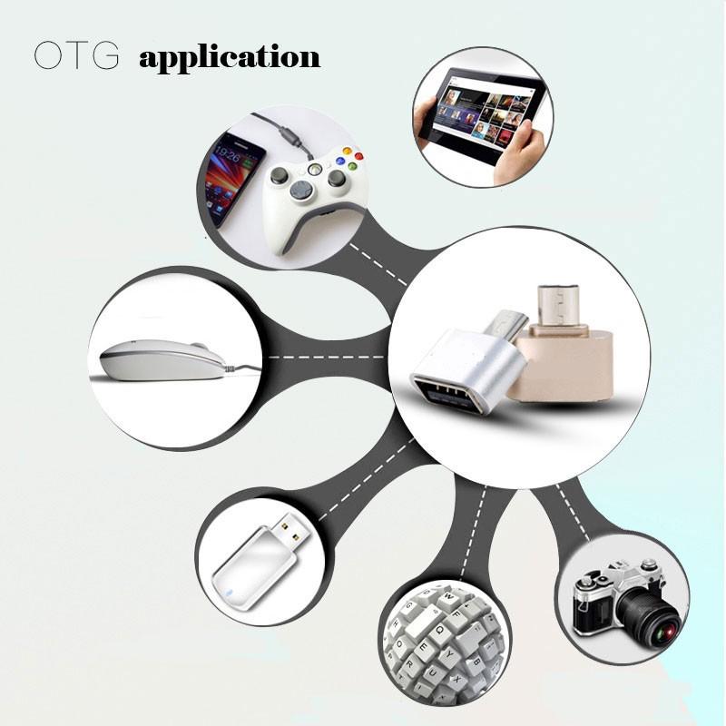 Đầu OTG Chuyển Micro USB sang USB 2.0 - Hàng công ty nhập khẩu