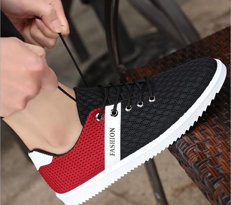 Giay Sneaker Thể Thao Nam 7S Sport ( Đỏ Đen )