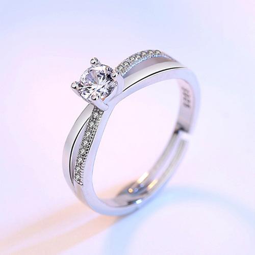 [HCM]Freeship Nhẫn nữ nạm đá zircon BHN22