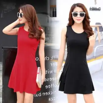 slimming black dress