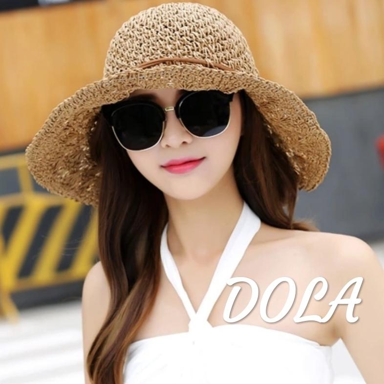 [HCM]Nón mũ rộng vành gấp gọn thời trang Hàn Quốc màu nâu