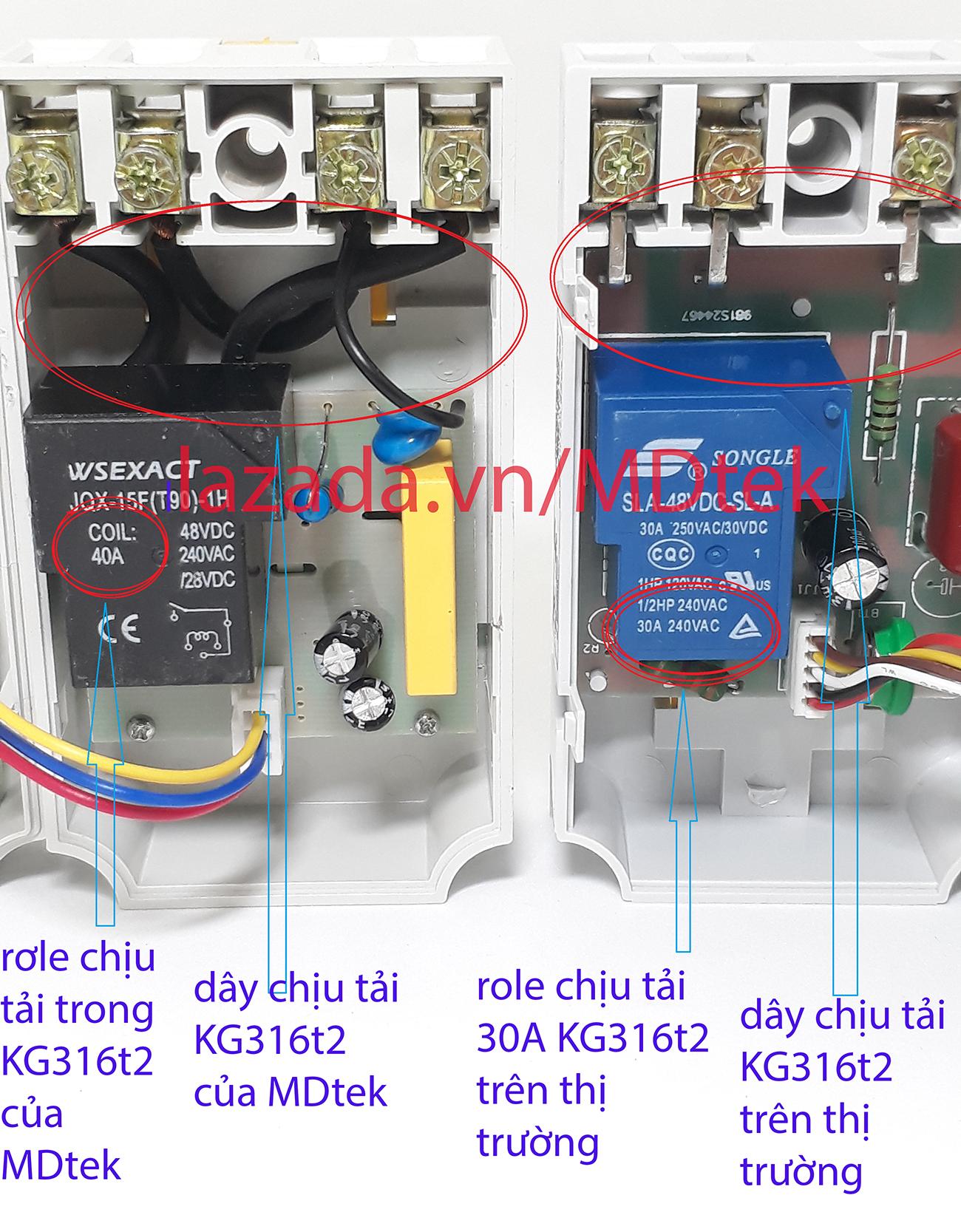 Công tắc hẹn giờ công suất lớn KG316T2 (thế hệ mới)