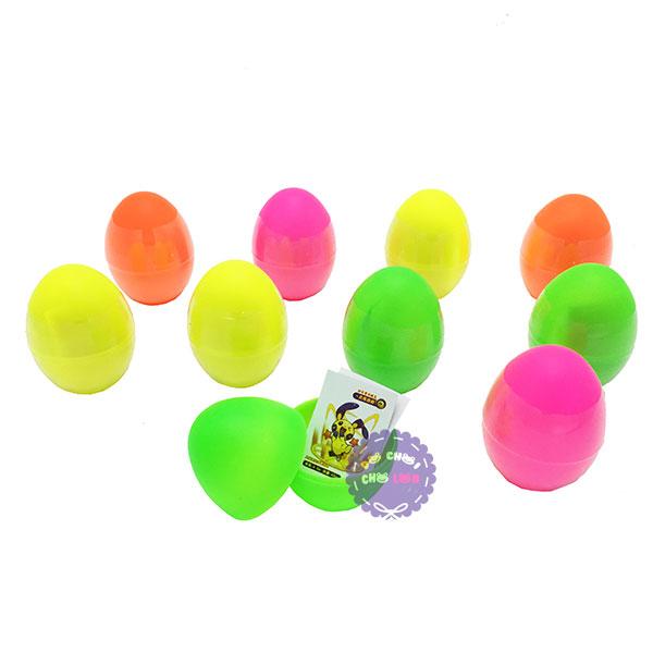 Bộ đồ chơi bóc trứng surprise bằng nhựa (10 quả trơn) - ĐỒ CHƠI CHỢ LỚN
