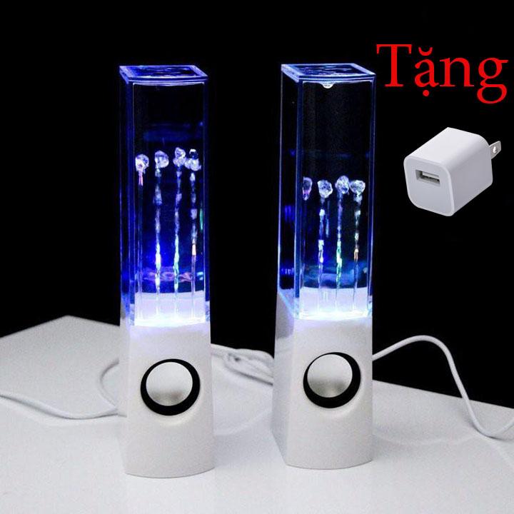 Loa di động nhạc nước 3d peepvn + tặng 1 cốc sạc