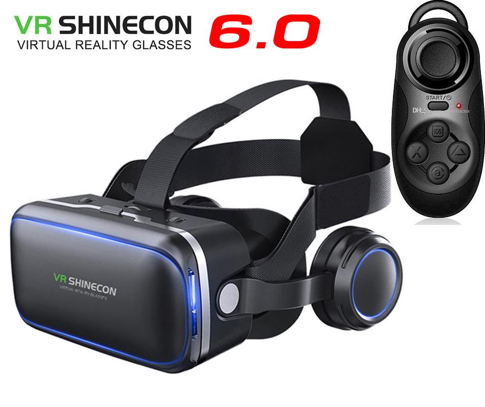 Kính thực tế ảo VR Shinecon 6.0 và tay chơi game Android Bluetooth
