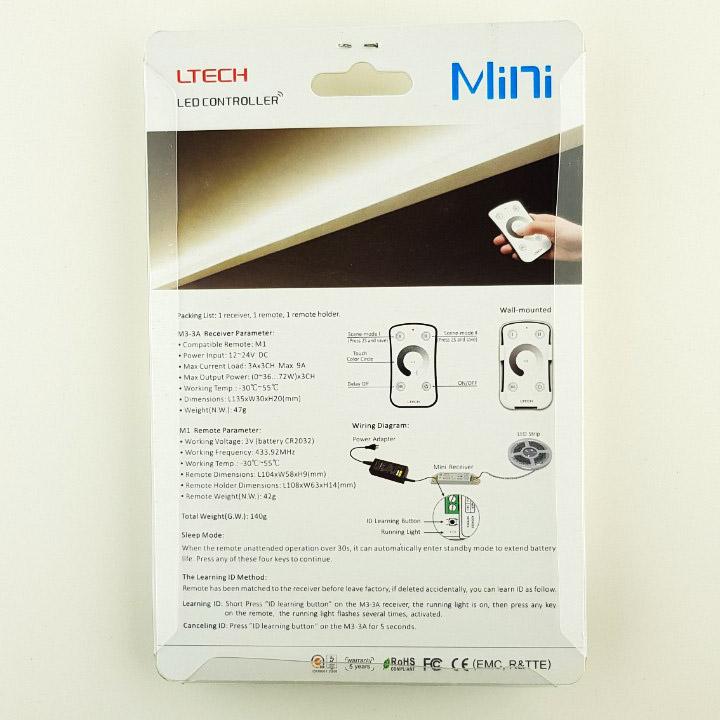 Bộ điều khiển Ltech đèn Led mini M1+M3-3A CV CT controller