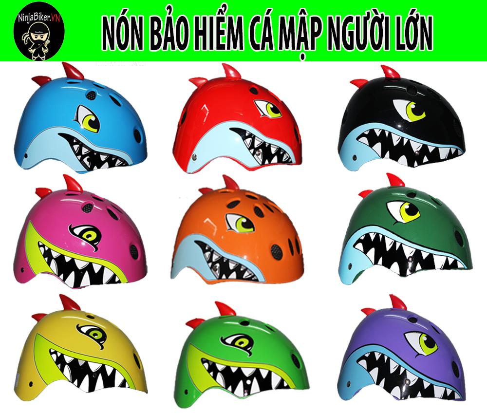 NÓN BẢO HIỂM CÁ MẬP NGƯỜI LỚN