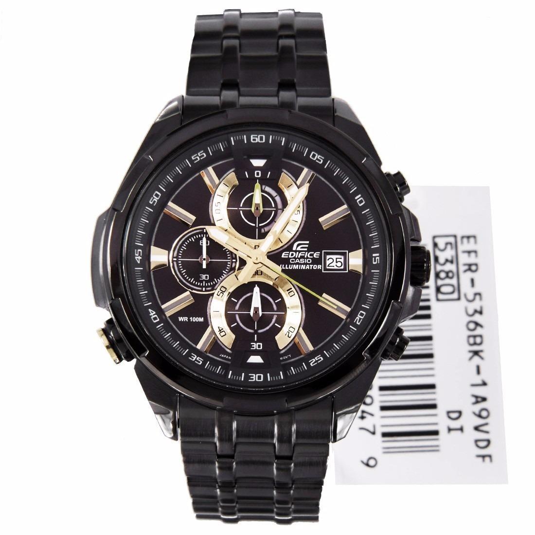 [HCM]ĐỒNG HỒ NAM CASIO EDIFICE EF-536BK -1A9V