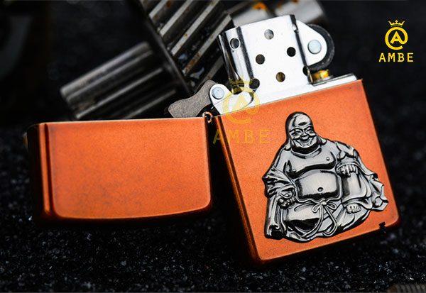 Bật lửa Zippo Mỹ hình Phật Di Lặc 21195