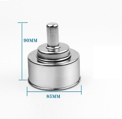 Đèn cồn bằng inox 200ml màu bạc