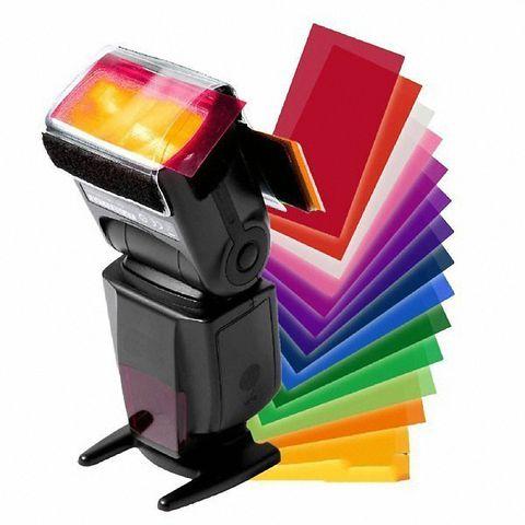 [HCM]Bộ Gel 12 màu for flash speedlite