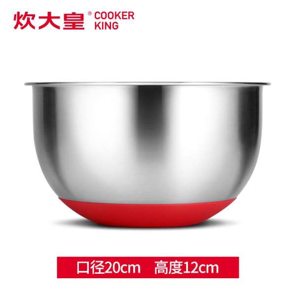 COOKER KinG Thép Không Rỉ Đa Chức Năng Gia Vị Thau Trộn Sa Lát