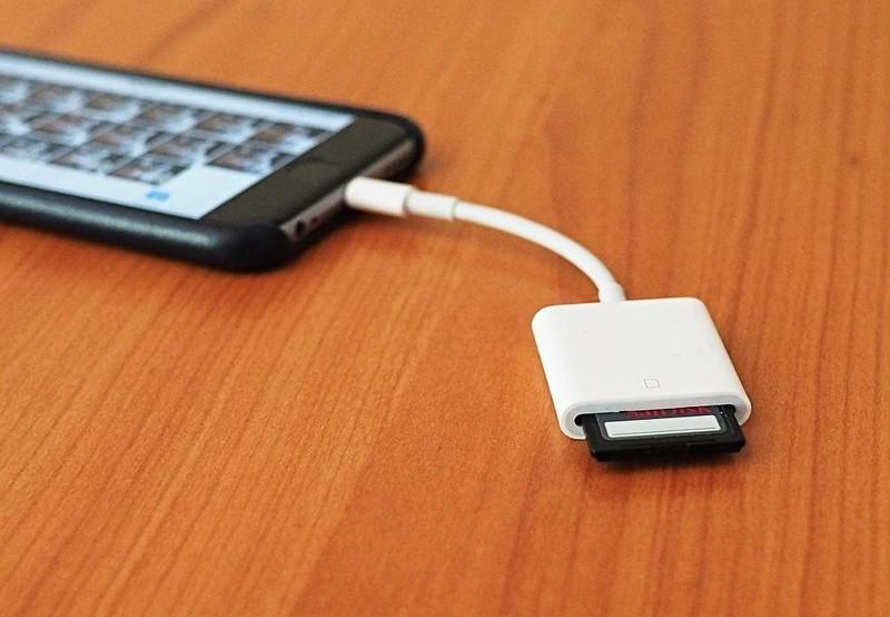 Cáp Lightning to USB SD Card Camera Reader (Bản New)