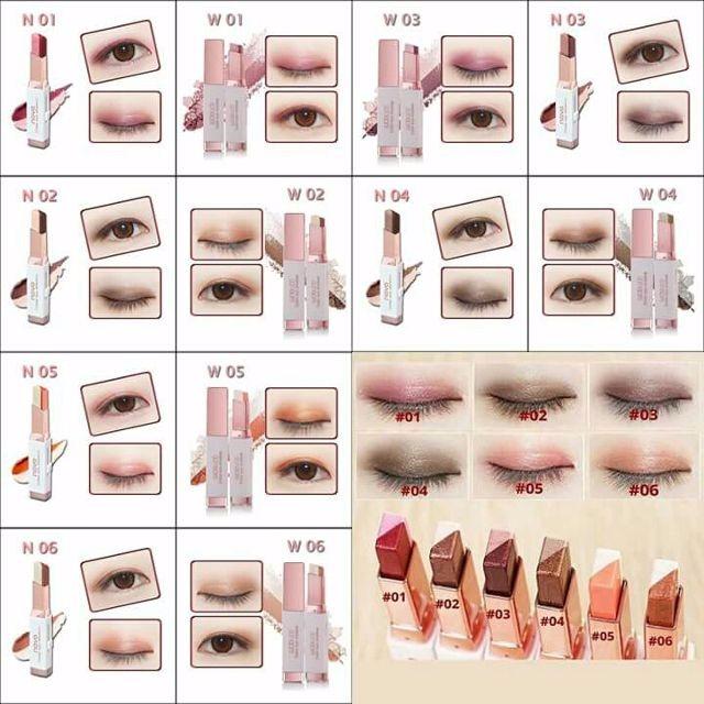 Bút sáp màu mắt 2 line-6 màu
