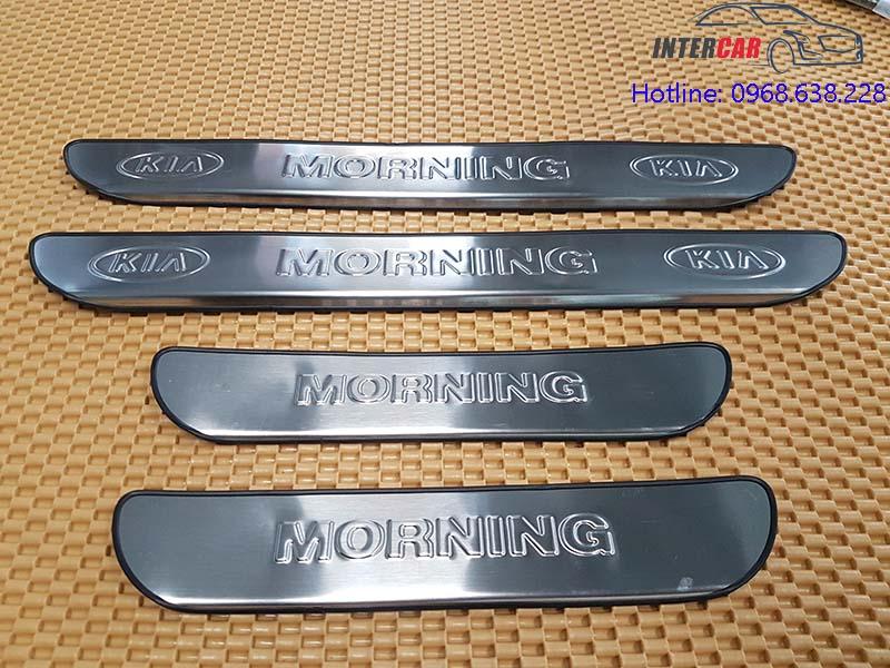 [Hỗ trợ lắp đặt khách Hà Nội] Ốp bậc ngoài Kia Morning đời 2008 – 2011