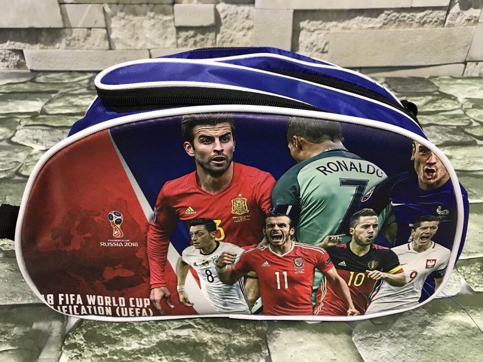 Túi đựng giày thể thao 2 ngăn 3D World Cup