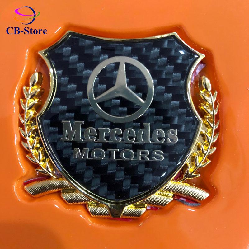 Huy hiệu bông lúa trang trí dành cho ô tô Mercedes