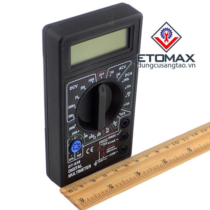 Đồng hồ đo điện vạn năng mini DT-838