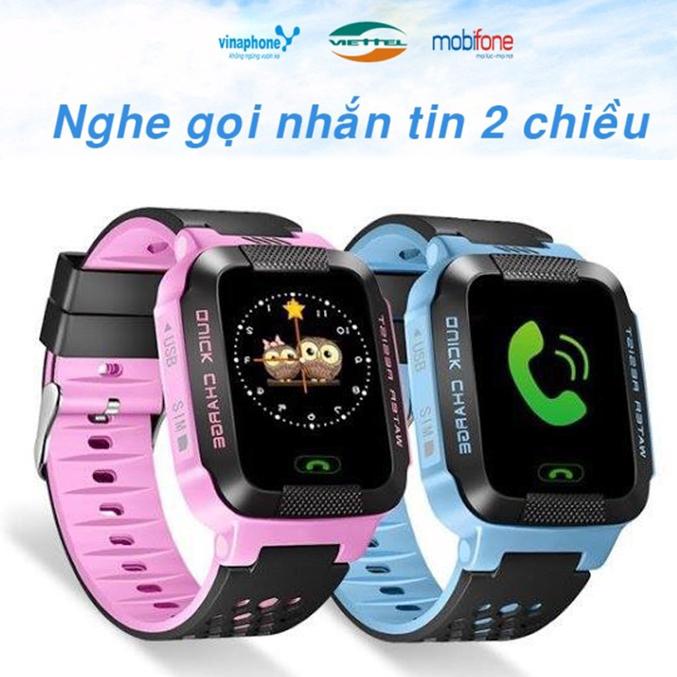 Đồng hồ định vị trẻ em thông minh GPS Tracker Y21G (Xanh Dương)