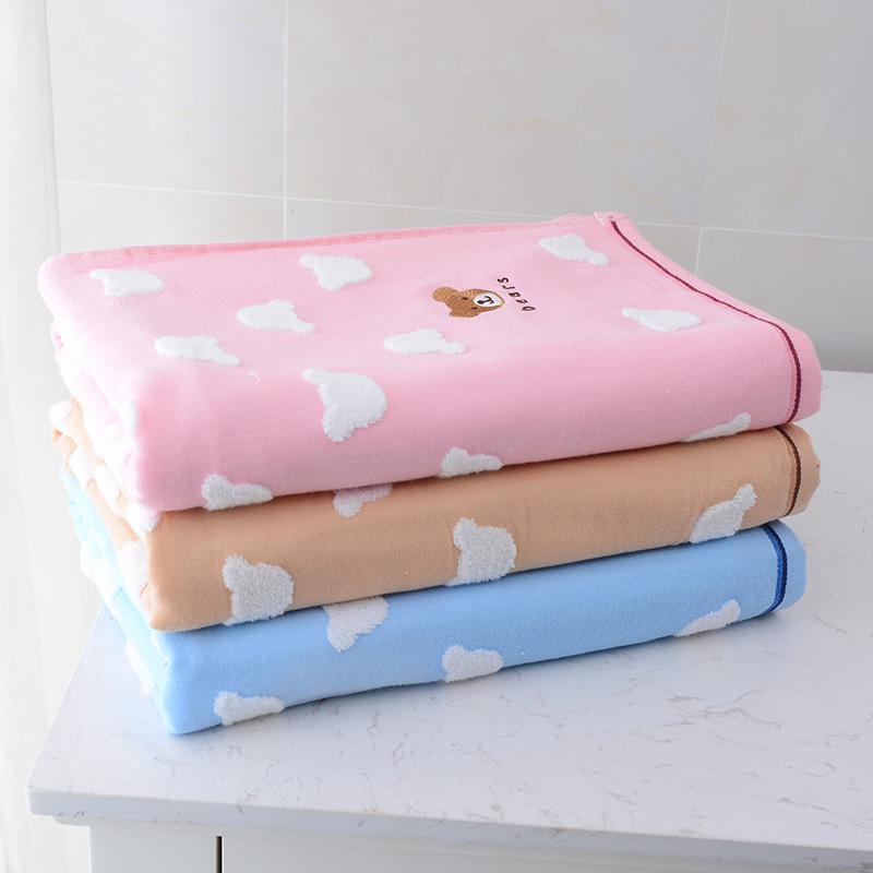 Grace 100% Cotton Gấu Nhẹ Nhàng Mềm Mại Đàn Ông Và Phụ Nữ Khăn Tắm Khăn Tắm Cỡ Lớn