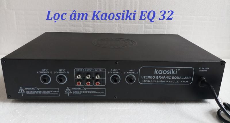 lọc xì Equalizer Kaosiki Q32 Karaoke cao cấp