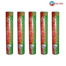 Cửa hàng bán Combo 05 Ống quả cầu lông HẢI YỂN đỏ xanh lá ( loại 12 quả/ ống)