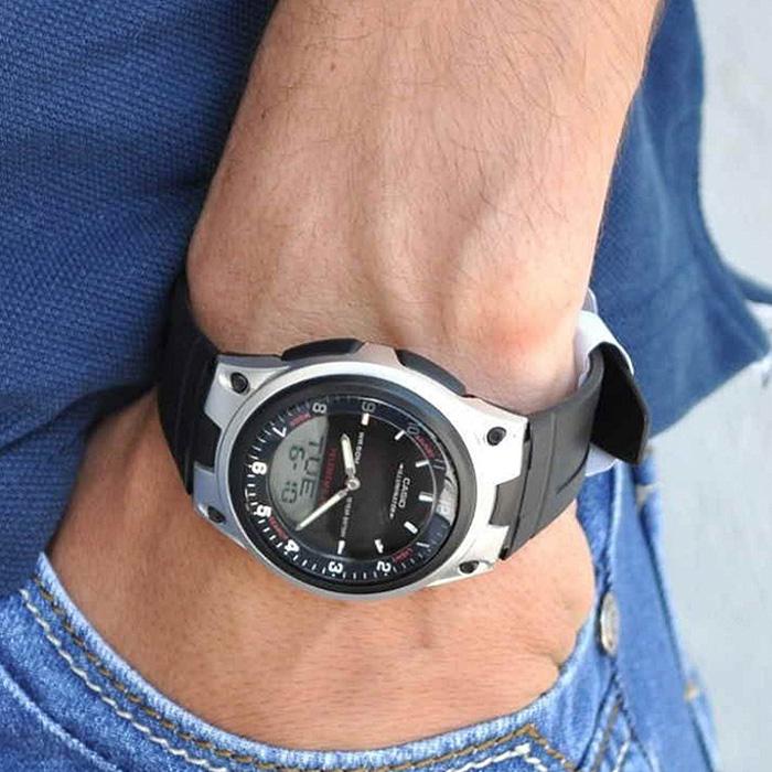 Đồng hồ nam dây cao su mềm Casio AW-80-1AVDF