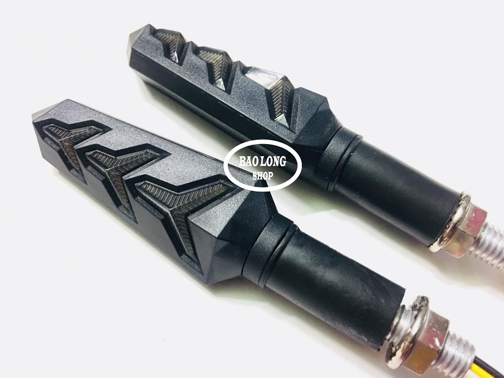 Bộ 2 đèn xi nhan Led mũi tên gắn các loại xe máy