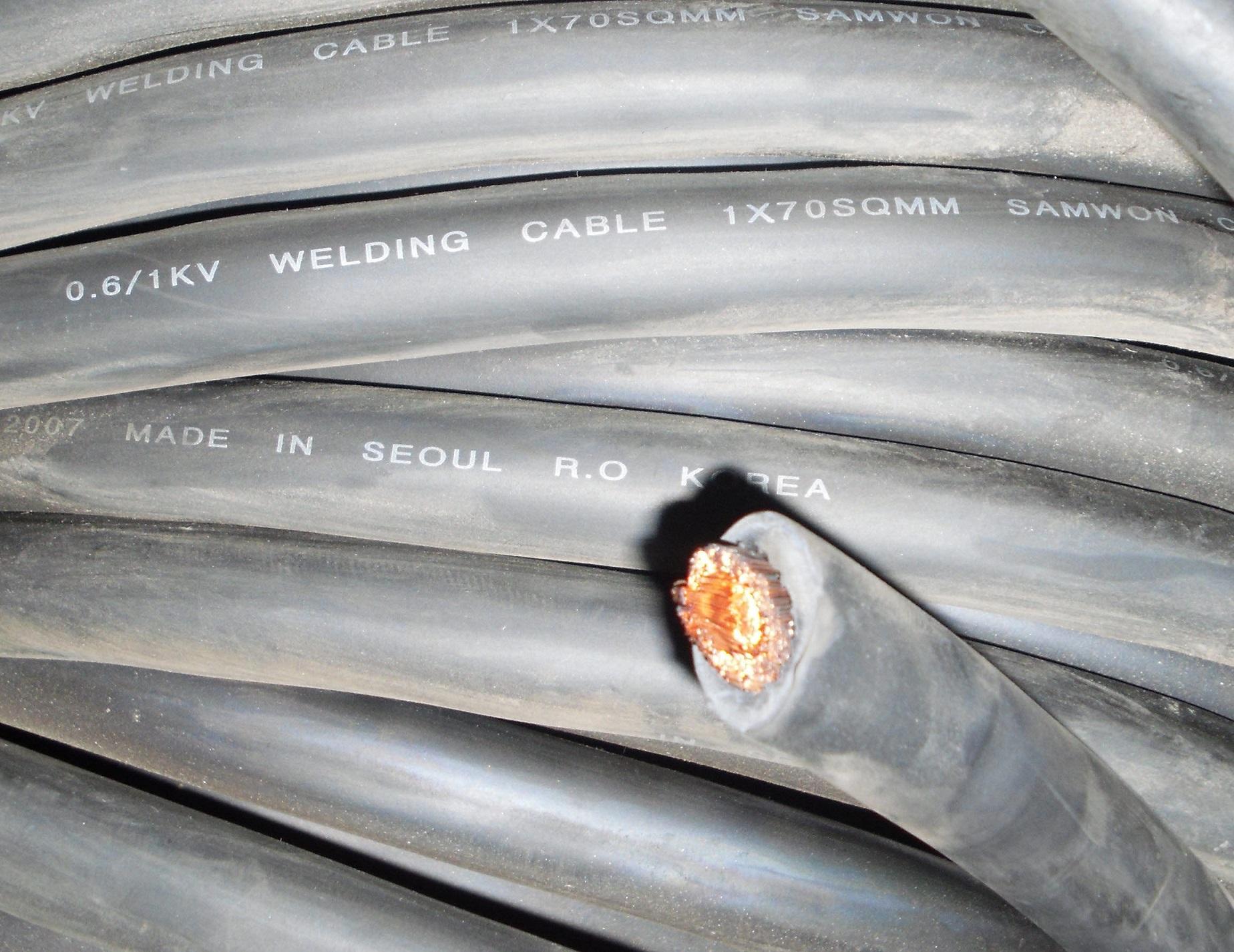 Dây cáp hàn 16mm Korea - 5m dây hàn