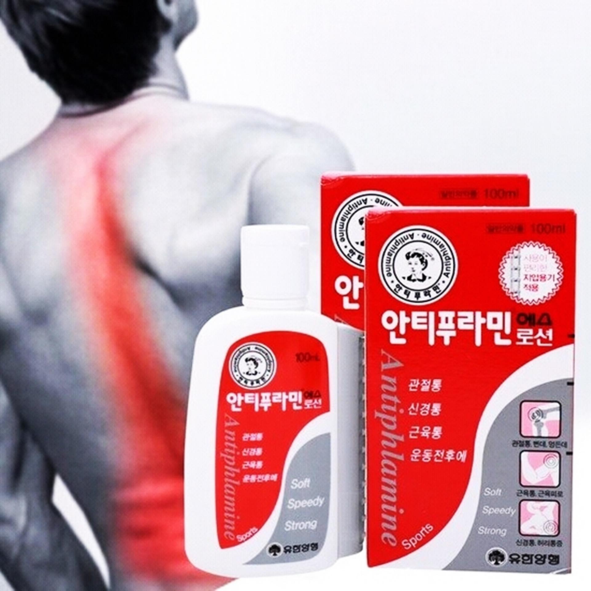 Dầu Nóng Antiphlamine Hàn Quốc 100ml (Đỏ)