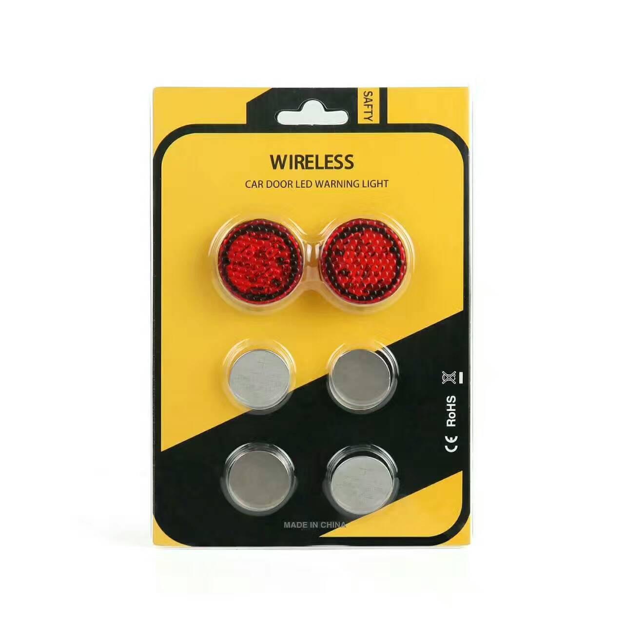 Bộ 4 đèn led cảnh báo mở cửa ô tô (kèm băng dính 3 M)