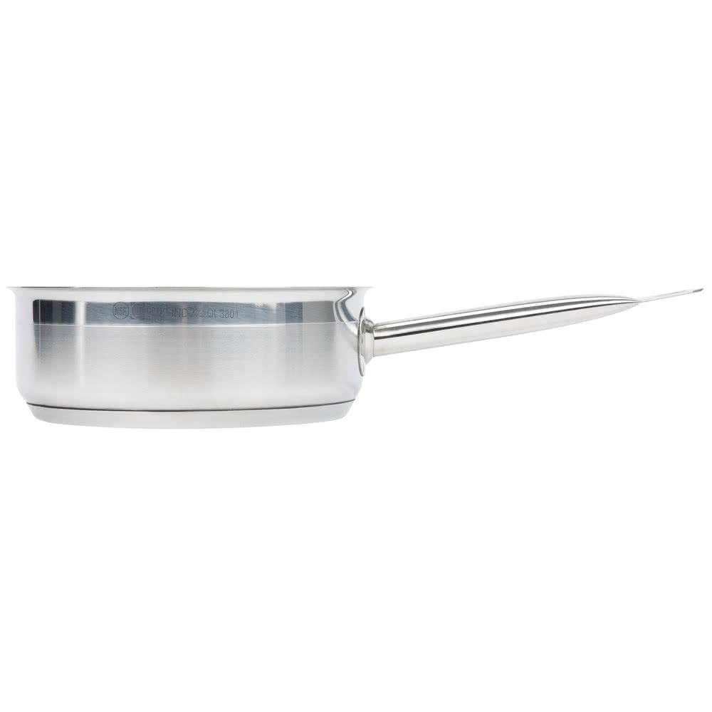 Chảo inox Vollrath 3801 chất lượng Pro kèm nắp, đáy 3 lớp kiểu sandwich - Thương hiệu Mỹ (Trắng)