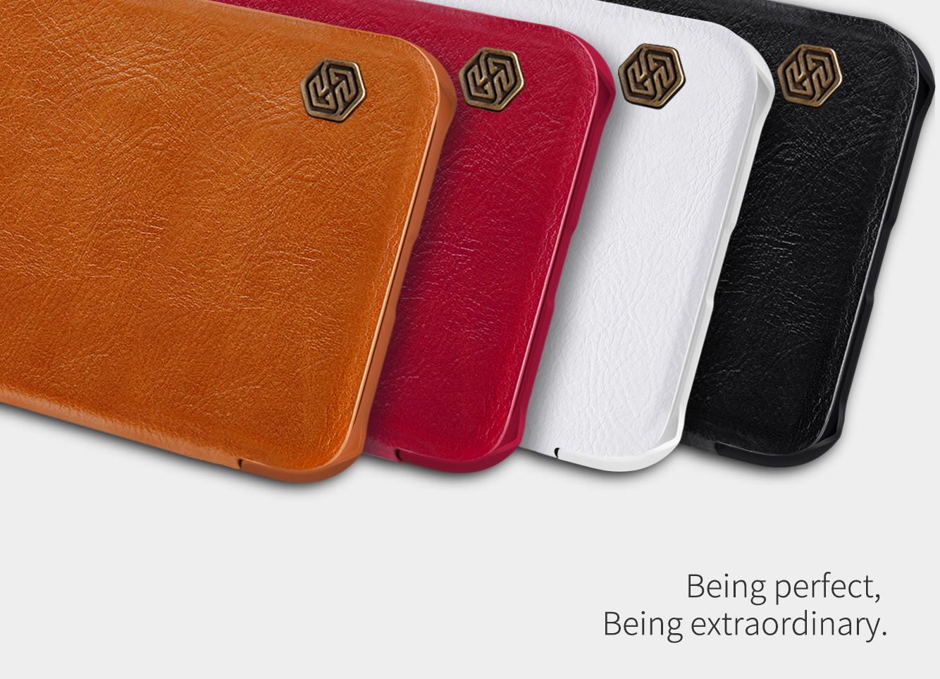 Bao Da Nillkin cho iPhone Xs Max QIN Leather (6.5 inch)