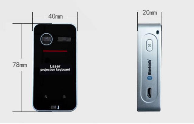 Bàn phím không dây Laser SMK560S