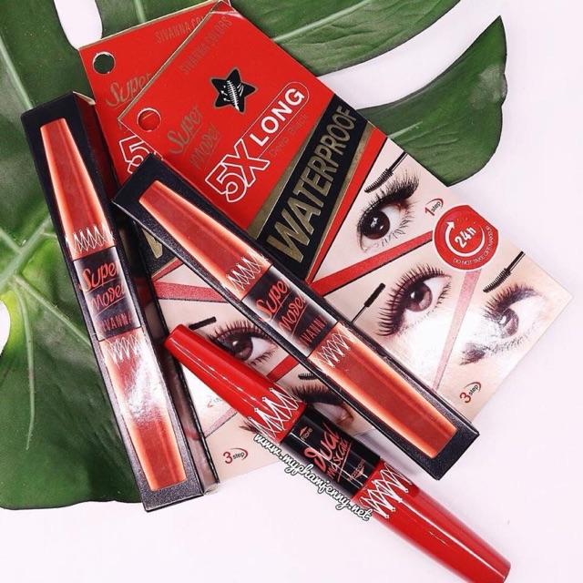 Mascara 2 đầu nối mi sivanna super model 5x