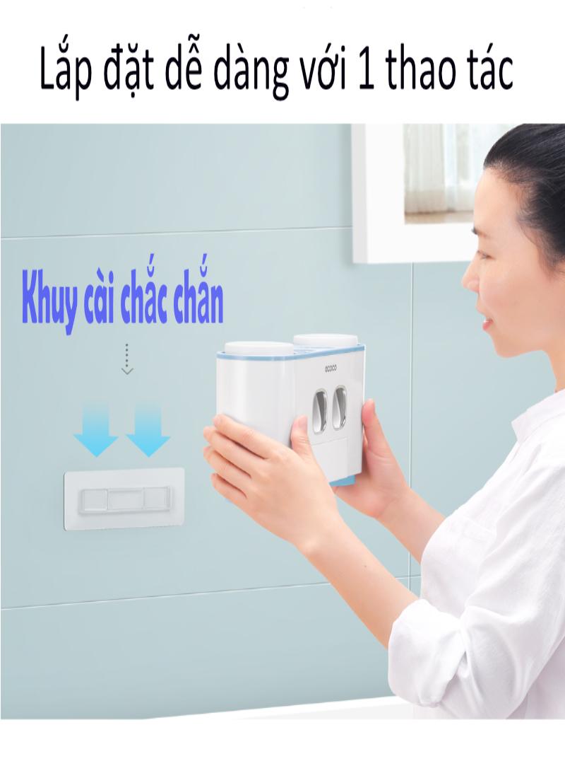 Bộ nhả kem đánh răng cao cấp Ecoco 4 IN 1 ĐA NĂNG