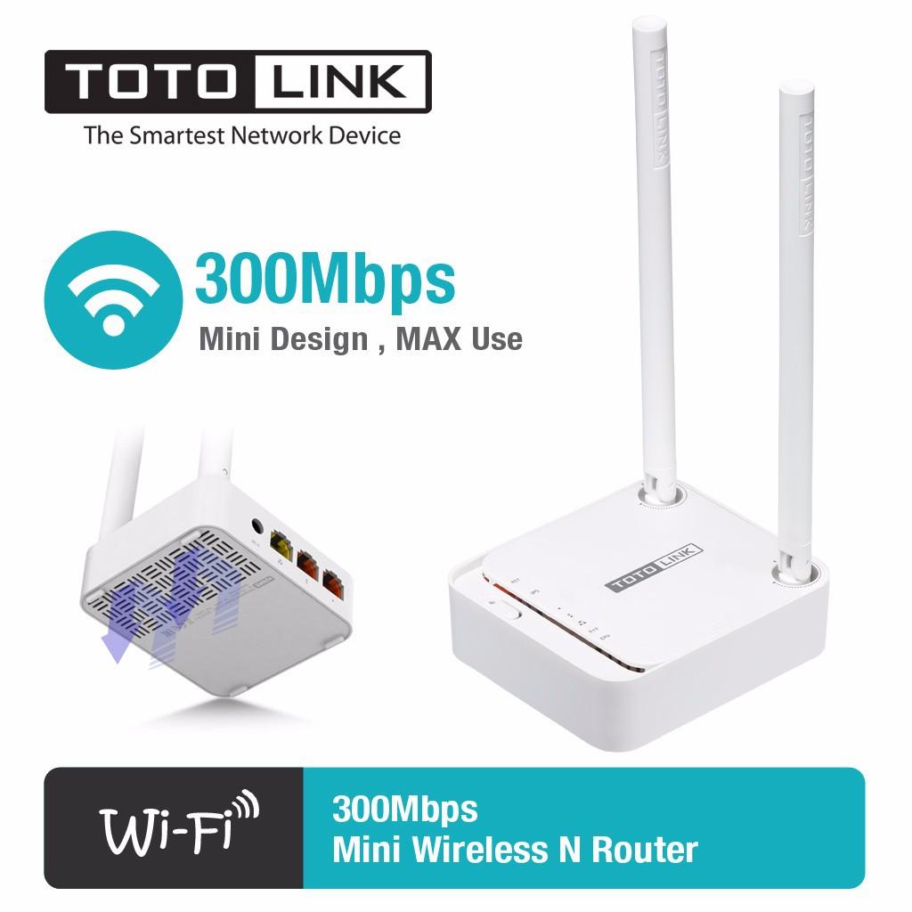 Bộ Phát Wifi Chuẩn N Tốc Độ 300Mbps TotoLink N200RE - V3 - Bảo hành  24 tháng
