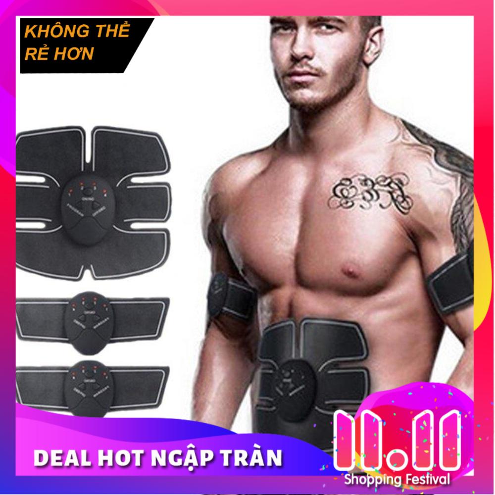 Bộ máy 3 mảnh 1 bụng + 2 tay tập thể dục thông minh đào tạo cơ bắp ems smart fitness
