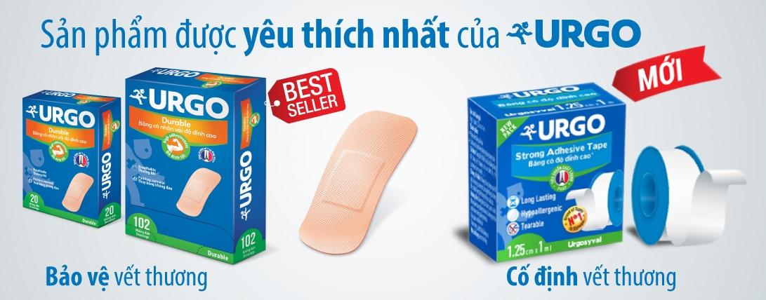 Băng cá nhân vải URGO Durable ( 102 miếng dán / hộp )