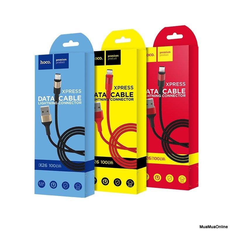 Cáp Sạc Lightning Hoco X26 Cho Iphone