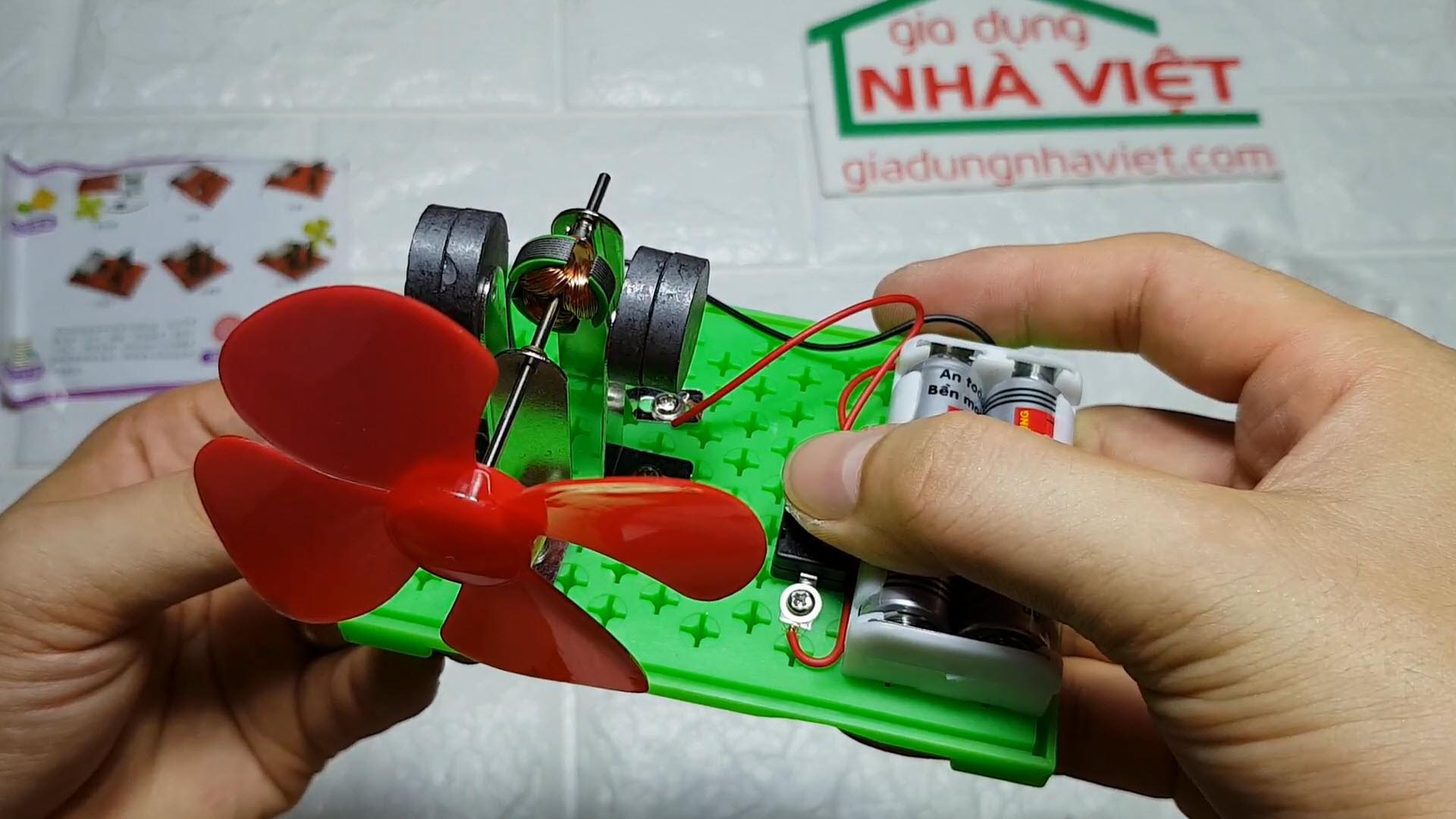 Bộ lắp ráp mô hình động cơ điện 1 chiều