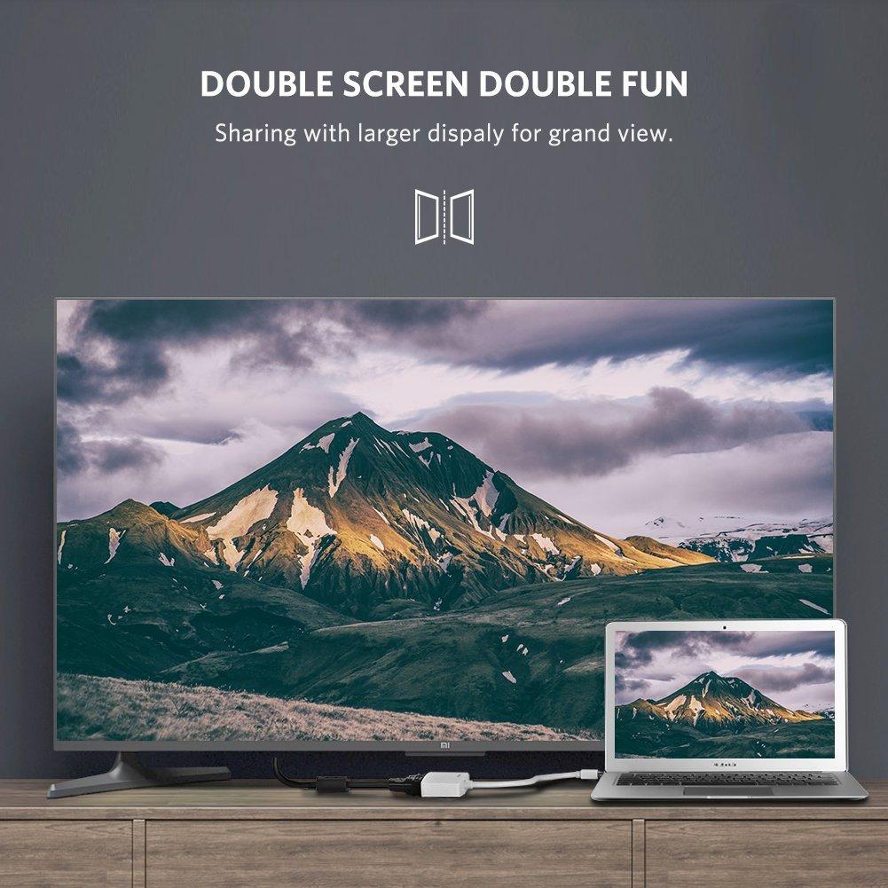 Cáp Mini Displayport sang HDMI và VGA Ugreen