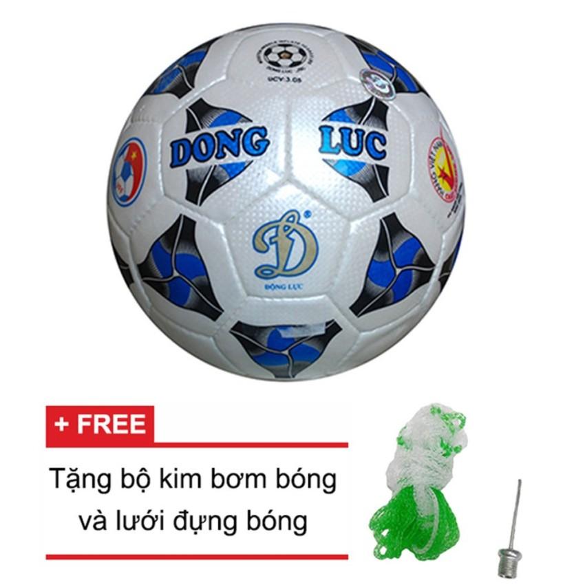 Quả bóng đá Động Lực Cơ bắp UCV 3.05 số 5 (Tiêu chuẩn thi đấu, tặng kim bơm và lưới đựng bóng).
