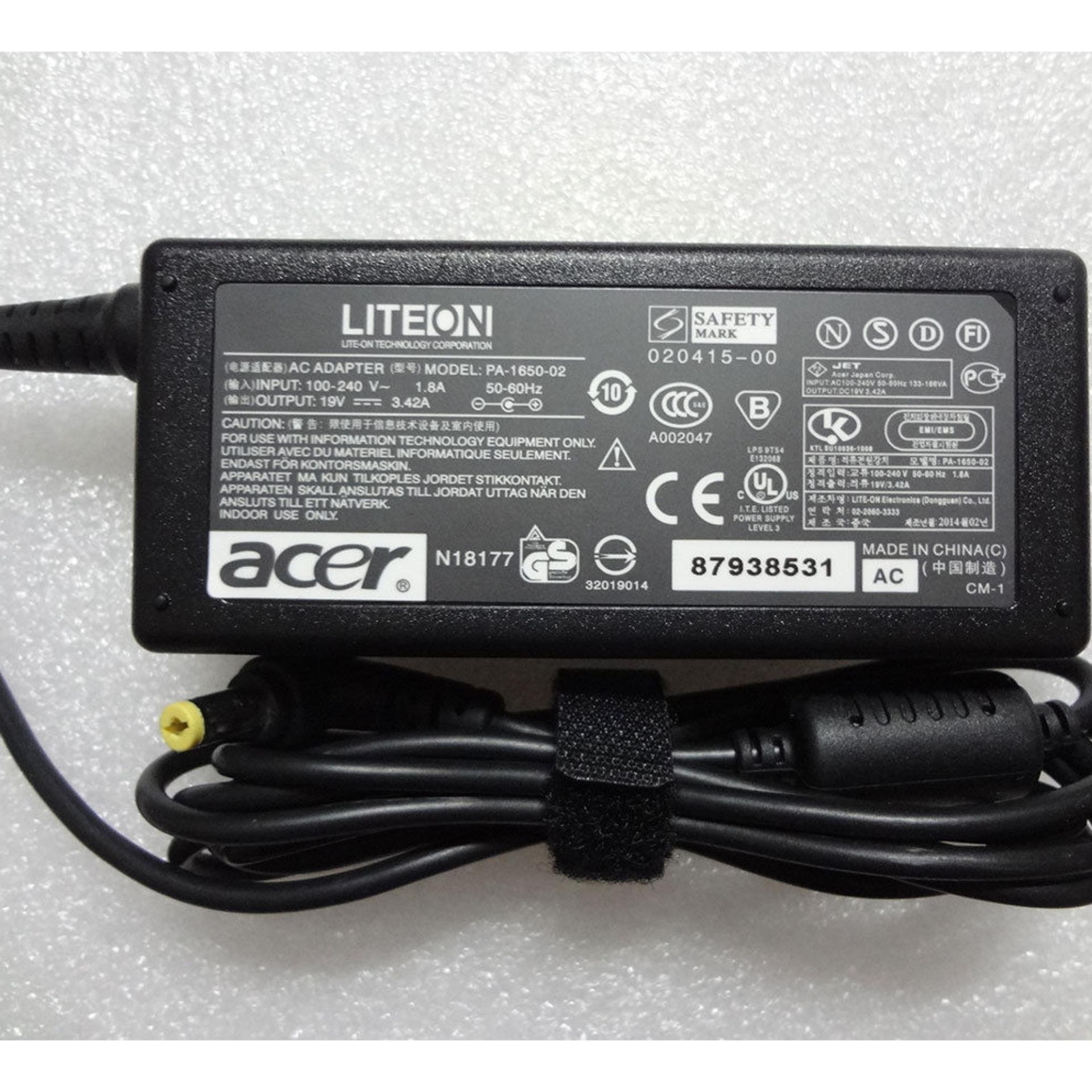 [HCM]Sạc laptop acer 19V-3.42A Đầu Thường
