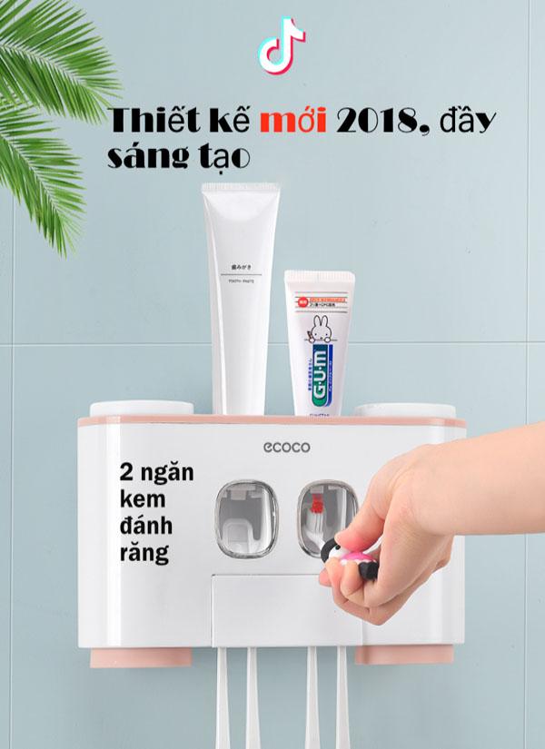 Bộ nhả kem đánh răng Ecoco cao cấp