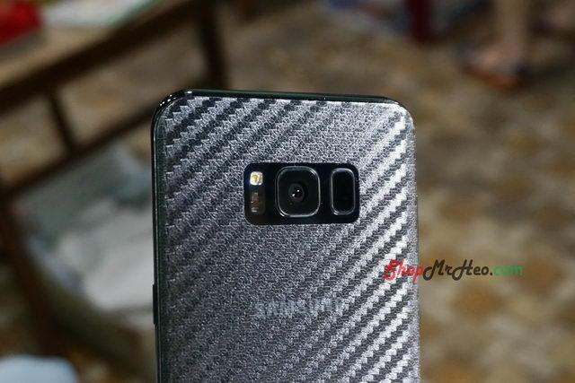 [HCM]Bộ 3 Skin Dán Mặt Lưng Vân 3D Samsung S8 Plus - S8+